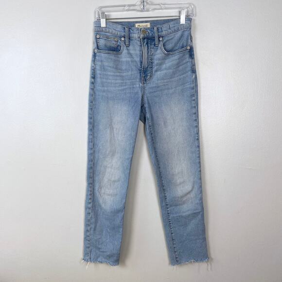Madewell The Perfect Vintage Jean in‎ Ellicott Wash Boho Indie Festival Jeans 25 - Picture 2 of 14